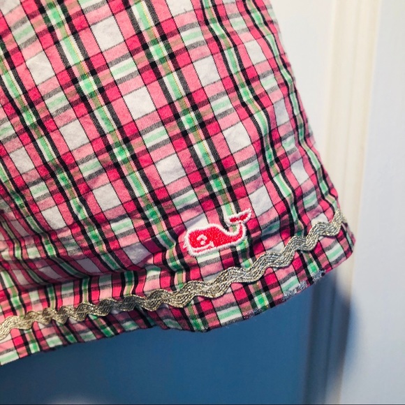 ⚡️Vineyard Vines Pink Plaid Skirt Size L - Picture 2 of 4